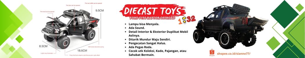 mainan diecast ford raptor